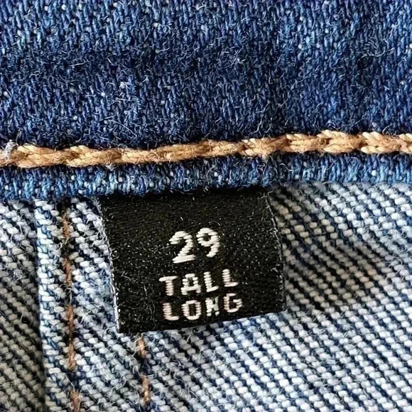 Reitmans R Jeans 29 Tall/Long Super High Rise Skinny  Blue Denim Stretch Cotton - Picture 9 of 10